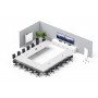 Logitech Tap Large Bundle – Microsoft Teams sistema di conferenza Sistema di videoconferenza di gruppo (TAPRAPMSTINT)