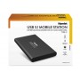 Hamlet Box esterno USB 3.1 Tyce-C per Hard Disk SATA 2,5 in alluminio (HXD25TCU31)
