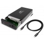 Hamlet Box esterno USB 3.0 per Hard Disk SATA 2,5 velocità di trasferimento fino a 5Gbps (HXD35TCU31)