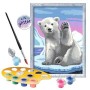 Ravensburger CreArt Pawesome Polar Bear Colore per kit di verniciatura in base ai numeri (200795)