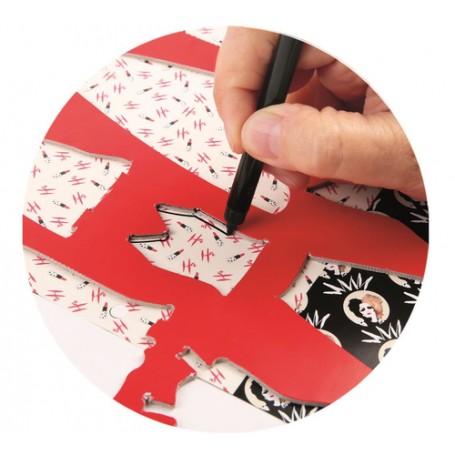 Clementoni Cruella kit di disegno di moda per bambini (18672A)