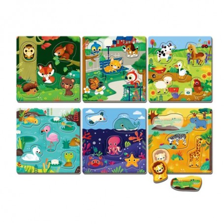 Clementoni ANIMALI E AMBIENTI (16375A)