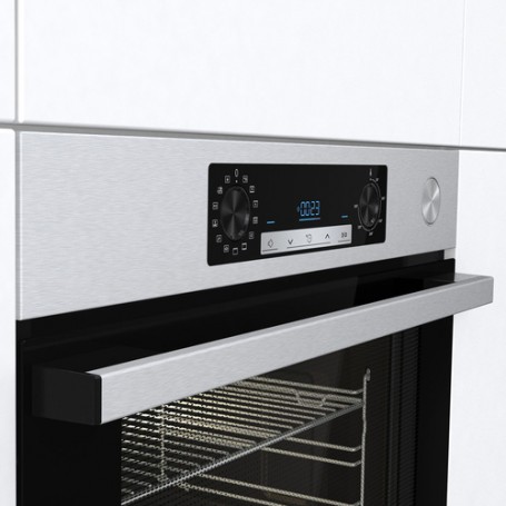 Hisense BSA66226AX forno 77 L 3500 W A Nero, Grigio, Acciaio inossidabile (BSA66226AX)