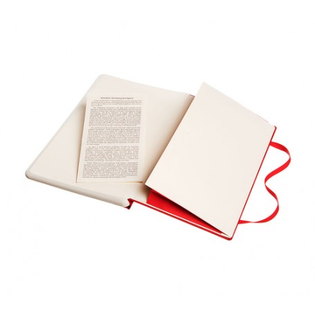 Moleskine Paper Tablet P+ a griglia puntinata copertina rigida rosso (PTNL34HF201)