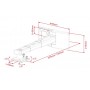 Multibrackets 9833 supporto per proiettore Parete Bianco (MB9833)