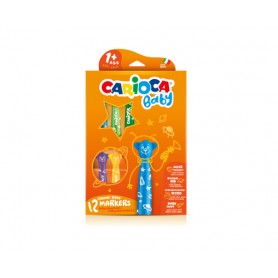 Carioca Teddy Marker 1+ marcatore Extra grassetto Multicolore 12 pz (42816)