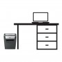 Rexel Momentum X312 distruggi documenti Taglio a particelle Nero, Grigio (2104572EU)
