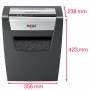Rexel Momentum X410 distruggi documenti Taglio a particelle Nero, Grigio (2104571EU)