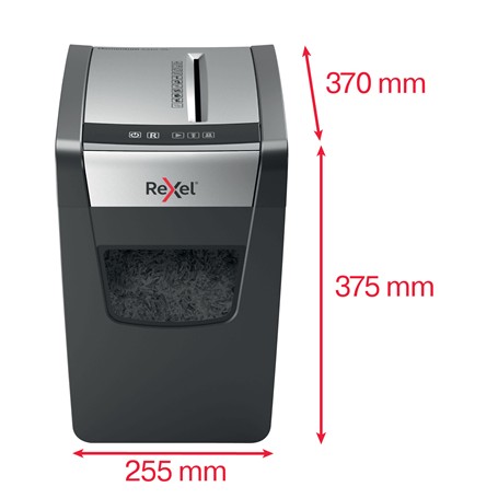 Rexel Momentum X410-SL distruggi documenti Triturazione incrociata Nero, Grigio (2104573EU)