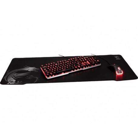 MSI Agility GD70 Tappetino per mouse per gioco da computer Nero (AGILITY-GD70)