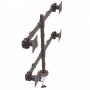 StarTech.com Braccio Articolato da Scrivania per 4 Monitor - Supporto per 4 Schermi VESA fino a 27" - Struttura in Acc (ARMQUAD)