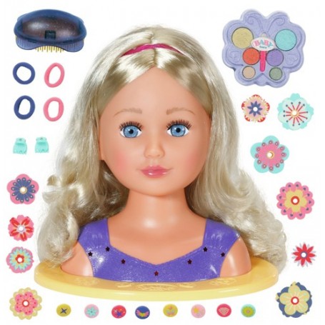 BABY born Sister Styling Head Set per acconciatura dei capelli per bambola (825990)
