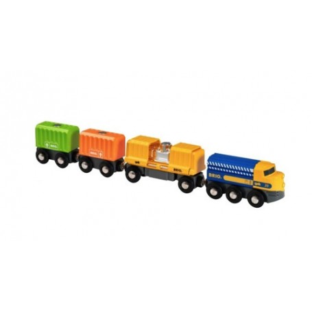 BRIO Three-Wagon Cargo Train (33982)