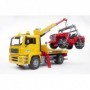 BRUDER MAN TGA Breakdown truck with cross country vehicle (2750)