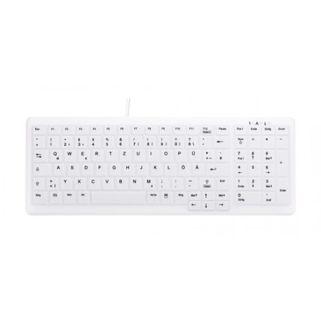 CHERRY AK-C7000 tastiera USB QWERTZ Tedesco Bianco (AK-C7000F-U1-W/GE)