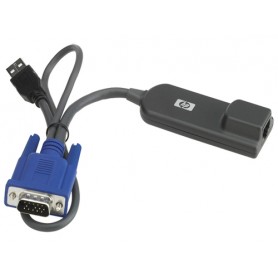 Hewlett Packard Enterprise KVM Console USB Interface Adapter cavo per tastiera, video e mouse Nero (AF628A)