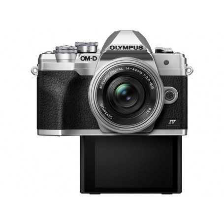 OLYMPUS OM-D E-M10 MARK IV SILVER + 14-42 EZ (Garanzia Olympus Italia) (OM-D E-M10 MARK IV_PROMO)