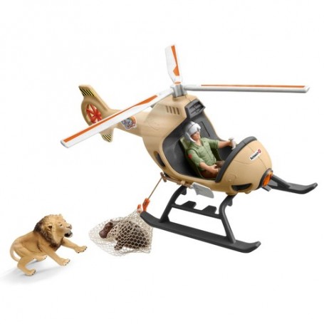 Schleich Wild Life Animal rescue helicopter (42476)