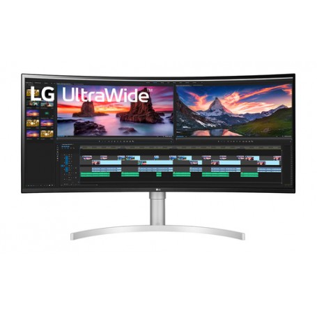 copy of LG 38WN95C-W Monitor PC 96,5 cm (38") 3840 x 1600 Pixel UltraWide Quad HD Nero, Argento, Bianco (3 (38WN95C-W.AEU_PROMO)