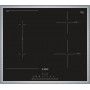 Bosch Serie 6 PVS645FB5E piano cottura Nero, Acciaio inossidabile Da incasso 60 cm Piano cottura a induzione  (PVS645FB5E_PROMO)