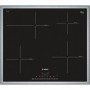 Bosch Serie 6 PIF645FB1E piano cottura Nero, Acciaio inossidabile Da incasso Piano cottura a induzione 4 Forn (PIF645FB1E_PROMO)