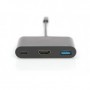 Digitus DA-70855 hub di interfaccia USB 3.2 Gen 1 (3.1 Gen 1) Type-C 5000 Mbit/s Nero (DA-70855)