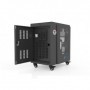 Alcasa PCT01-A20S portable device management cart& cabinet Libera installazione Nero (PCT01-A20S)