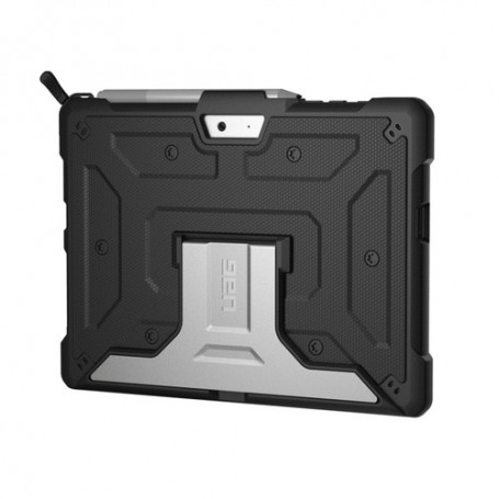 Urban Armor Gear Metropolis 25,4 cm (10") Cover Nero, Argento (321076114040)