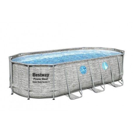 Bestway Levant 56716 piscina fuori terra Piscina con bordi Piscina ovale 13430 L Marrone (56716)