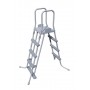 Bestway Power Steel 56457 piscina fuori terra Piscina con bordi Piscina rettangolare 8124 L Blu, Grigio (56457)