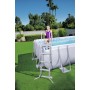 Bestway Power Steel 56457 piscina fuori terra Piscina con bordi Piscina rettangolare 8124 L Blu, Grigio (56457)