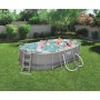 Bestway Power Steel 56620 piscina fuori terra Piscina con bordi 7250 L Blu, Grigio (56620)