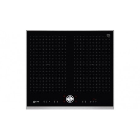 Neff T56TT60N0 piano cottura Nero, Acciaio inossidabile Da incasso Piano cottura a induzione 4 Fornello(i) (T56TT60N0)