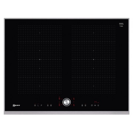 Neff T57TT60N0 piano cottura Nero, Acciaio inossidabile Da incasso Piano cottura a induzione 4 Fornello(i) (T57TT60N0)