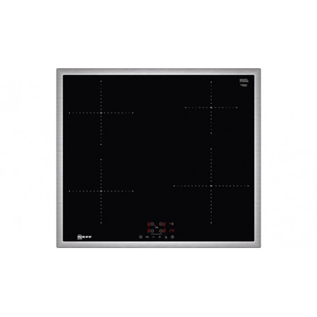 Neff T36BB40N1 piano cottura Nero, Acciaio inossidabile Da incasso Piano cottura a induzione 4 Fornello(i) (T36BB40N1)