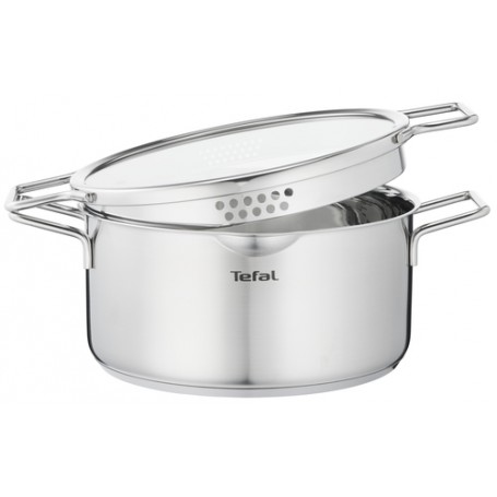 Tefal Nordica H8524435 padella 2,9 L Rotondo Acciaio inossidabile (H85244)