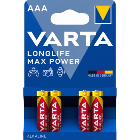 Varta 4x 1.5V AAA Batteria monouso Mini Stilo AAA Alcalino (04703101404)