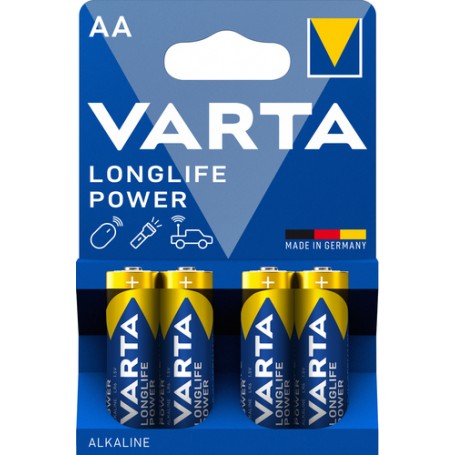 Varta 4x AA Batteria monouso Stilo AA Alcalino (04906121414)