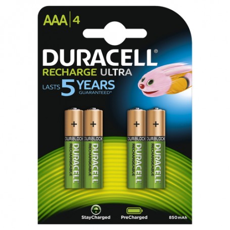 Duracell StayCharged AAA (4pcs) Batteria ricaricabile Nichel-Metallo Idruro (NiMH) (203822)