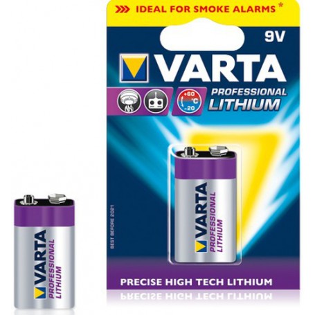 Varta Professional Lithium 9V Batteria monouso Litio (06122301401)