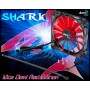 Aerocool Shark Fan Devil Red Edition 12cm Case per computer Ventilatore Nero, Rosso (EN55437)