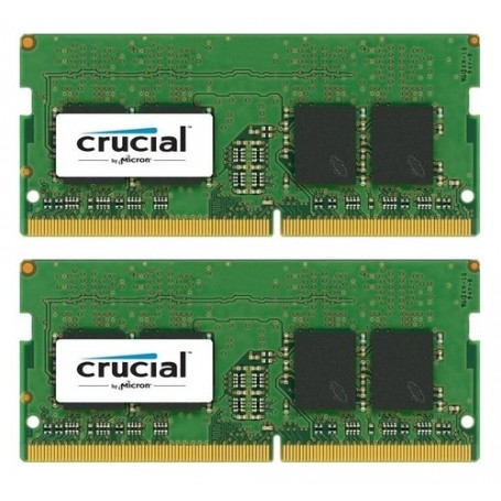 Crucial 16GB (2x8GB) DDR4 2400 SODIMM 1.2V memoria 2400 MHz (CT2K8G4SFS824A)