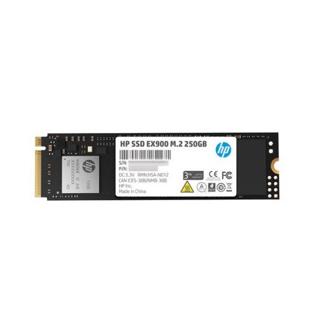 HP EX900 M.2 250 GB PCI Express 3.0 3D TLC NAND NVMe (2YY43AA#ABB)