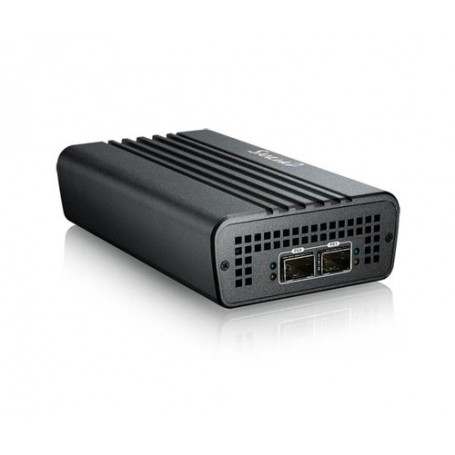 Promise Technology SANlink2 convertitore multimediale di rete 20000 Mbit/s Nero (F29SANL220M0001)