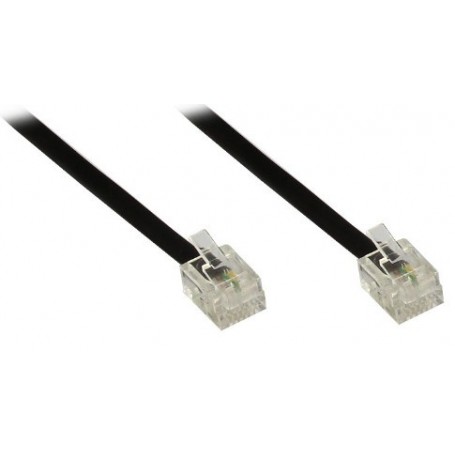 Alcasa 15m, RJ11 - RJ11 Nero (TAA-15)