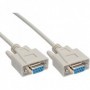 InLine DB9 2m cavo seriale Beige (12222)