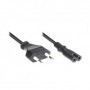 Alcasa 1550-5 cavo di alimentazione Nero 5 m Accoppiatore C18 (1550-5)