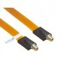 Alcasa S-1000QL cavo coassiale 0,445 m F Trasparente (S-1000QL)