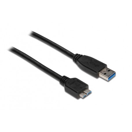 Alcasa USB A - USB Micro B, m - m, 0.5m cavo USB 0,5 m USB 3.2 Gen 1 (3.1 Gen 1) Micro-USB B Nero (2710-MB005)