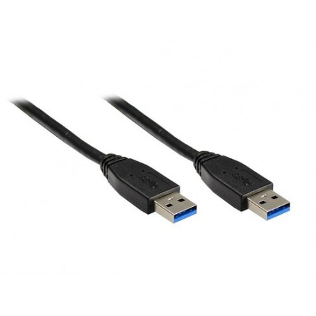 Alcasa USB 3.0 1.8m cavo USB 1,8 m USB 3.2 Gen 1 (3.1 Gen 1) USB A Nero (2712-S02)